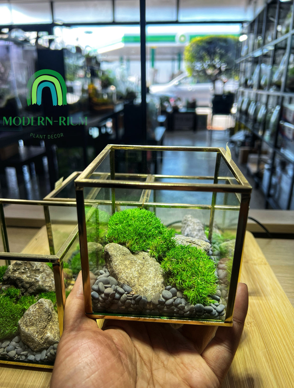 Mossy bit 10x10cm